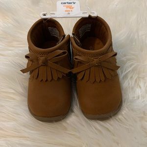 Carter’s faux suede booties. NWT! 🍁